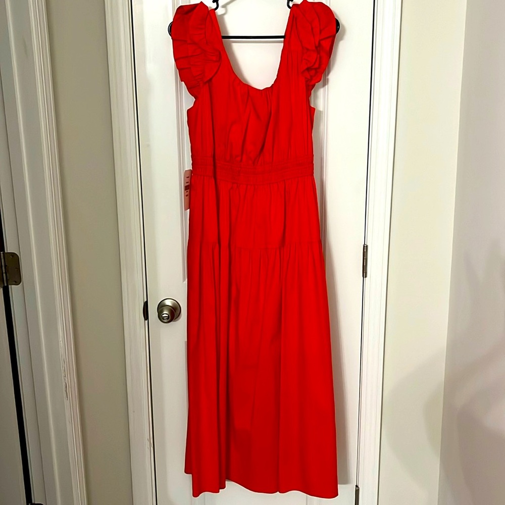 NWT Red Midi Dress